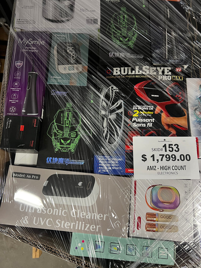 LiquidationDeals.ca Amz High Count Electronics #153| Liquidation Pallet Wholesale