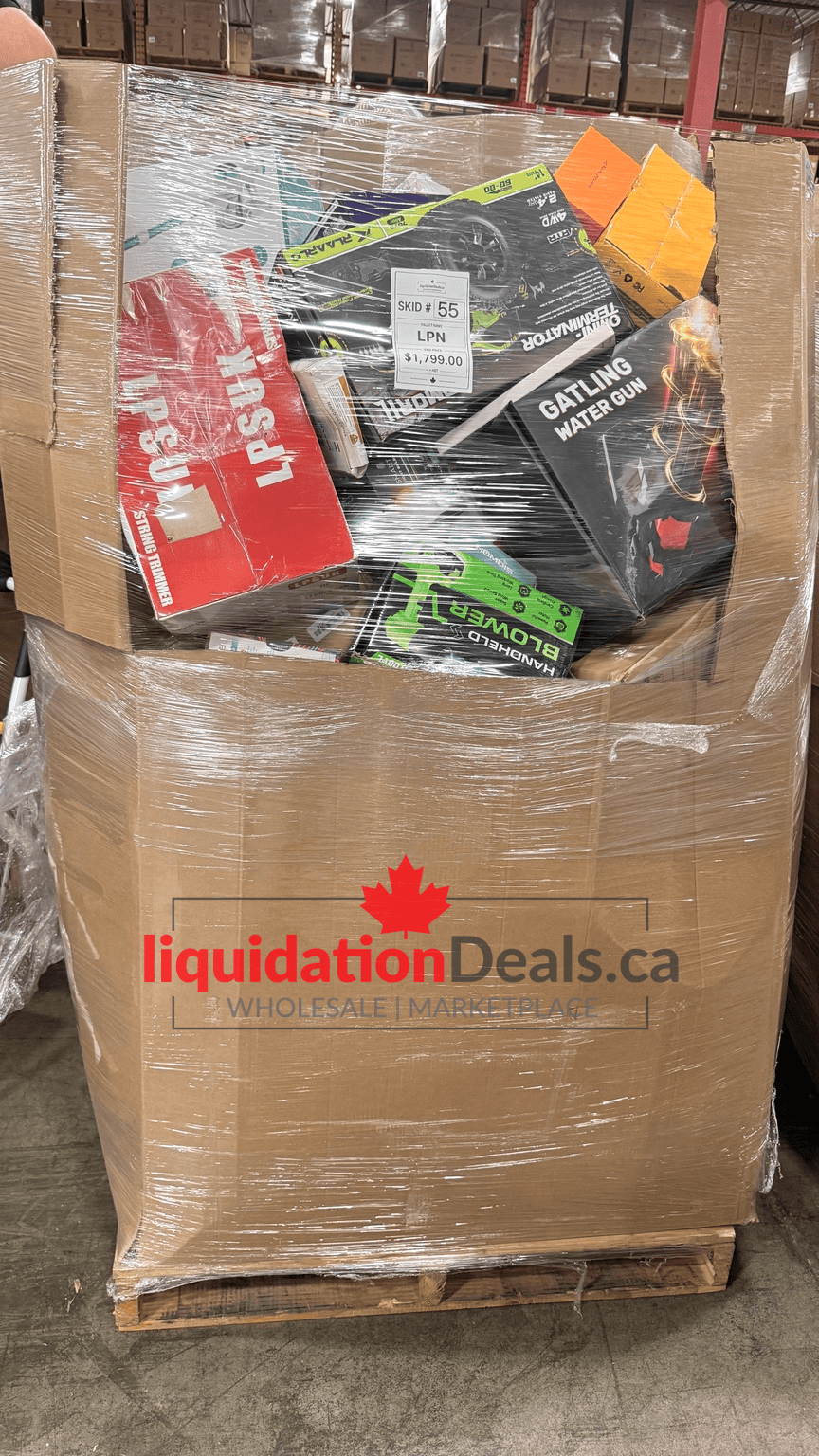 Highcount LPN Pallet #55 — Free Shipping Eligible for Parts of Ontario Only — Liquidation Pallet Wholesale