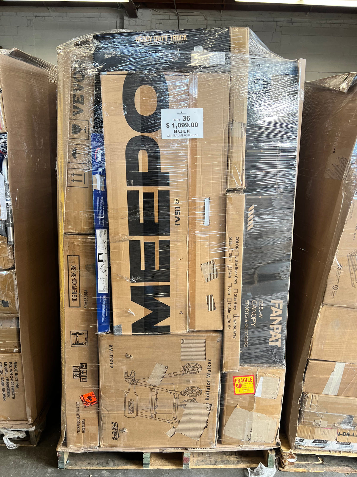 Medium General Merchandise #36 — Free Shipping Eligible for Parts of Ontario Only — Liquidation Pallet Wholesale