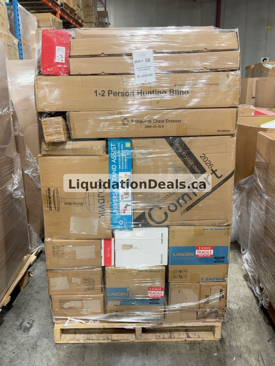 Medium General Merchandise #58 — Free Shipping Eligible for Parts of Ontario Only