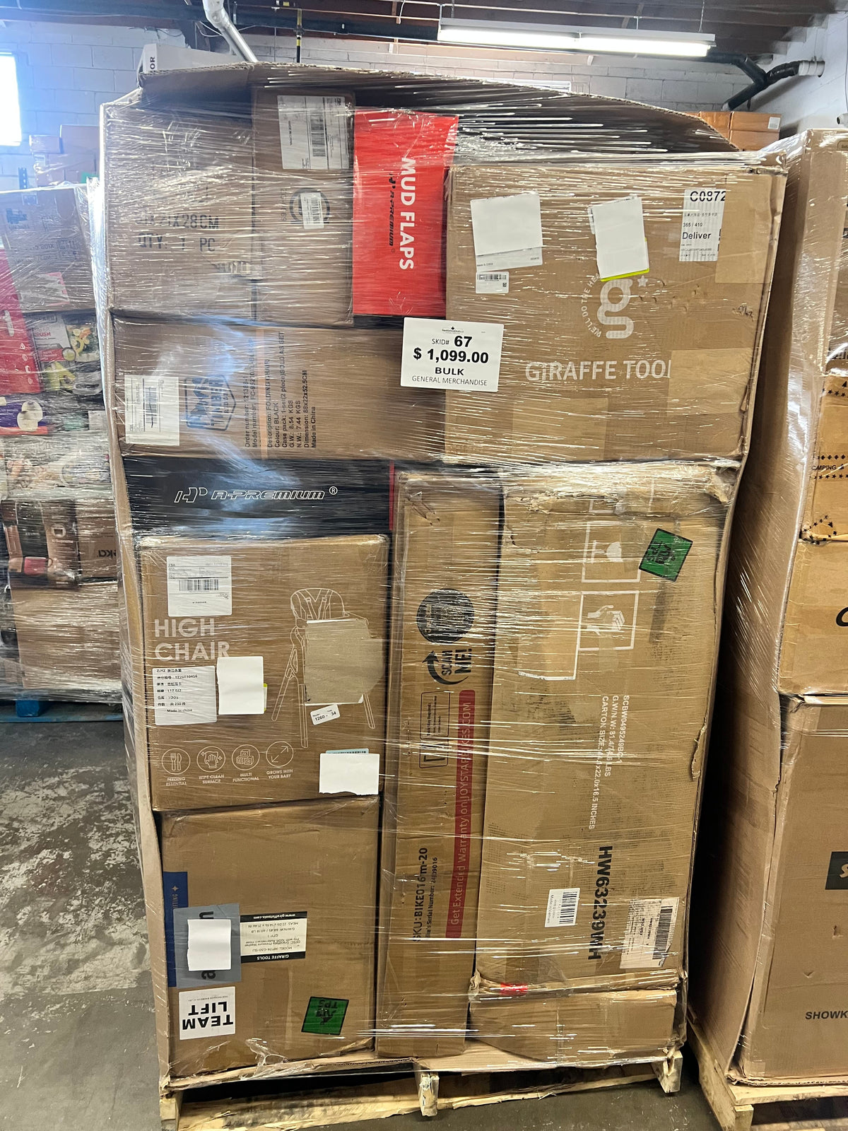 Medium General Merchandise #67 — Free Shipping Eligible for Parts of Ontario Only — Liquidation Pallet Wholesale