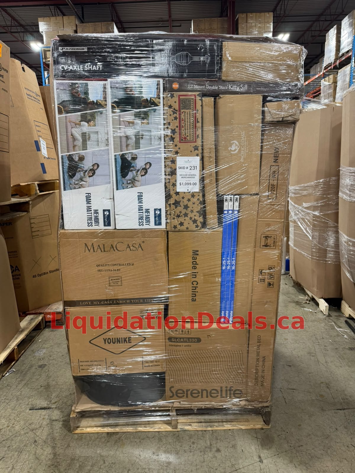 (Medium General Merchandise) #231 — Free Shipping Eligible for Parts of Ontario Only