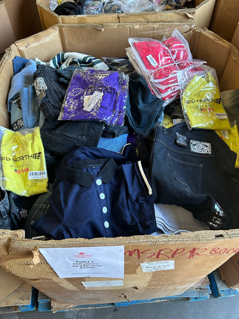 liquidationdeals.ca Mixed Clothing Pallet $28,000 msrp #1