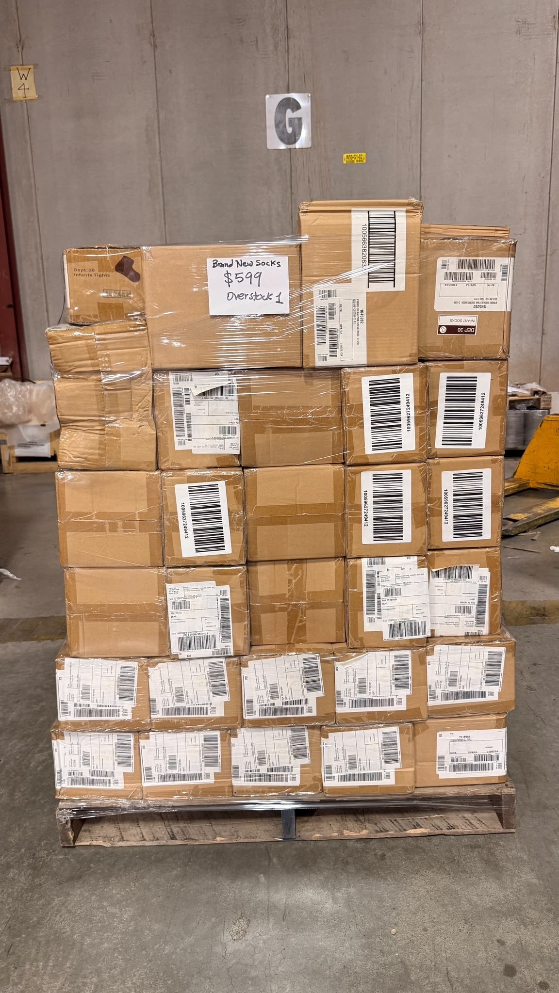 Overstock Infant Socks #1 | Liquidation Wholesale Pallet