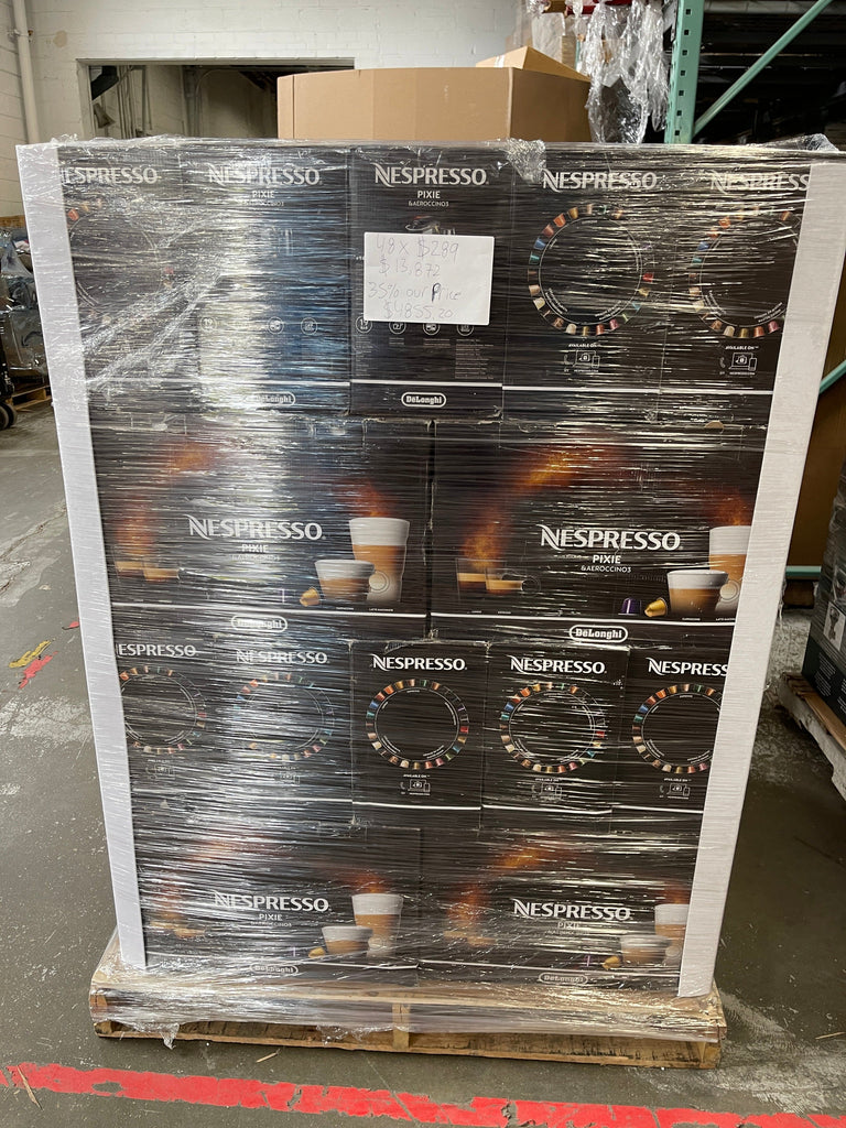 LiquidationDeals.ca Manifested Nespresso PIXIE & AEROCINO3 |  48  pieces | MSRP $13,872 @ %35