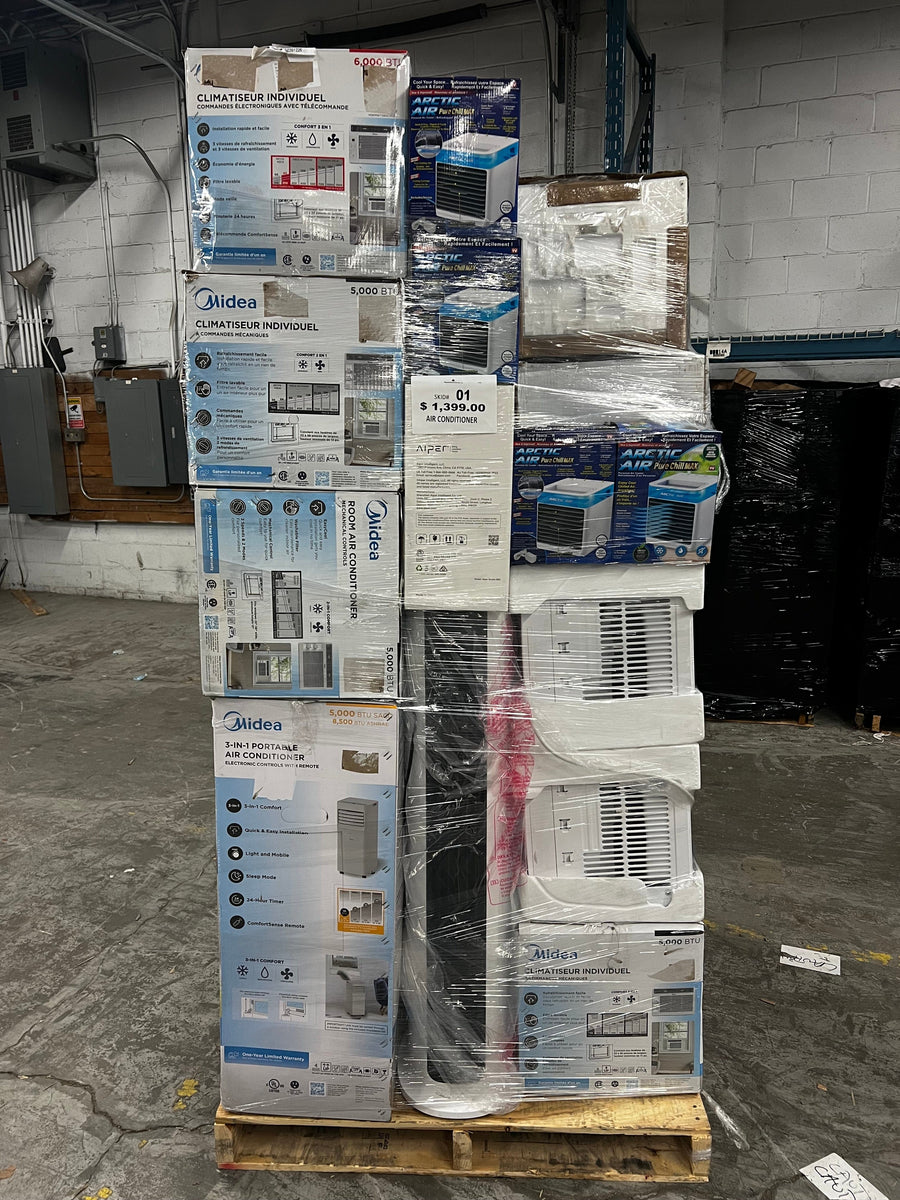 Air Conditioners Pallet #1| Liquidation Pallet Wholesale
