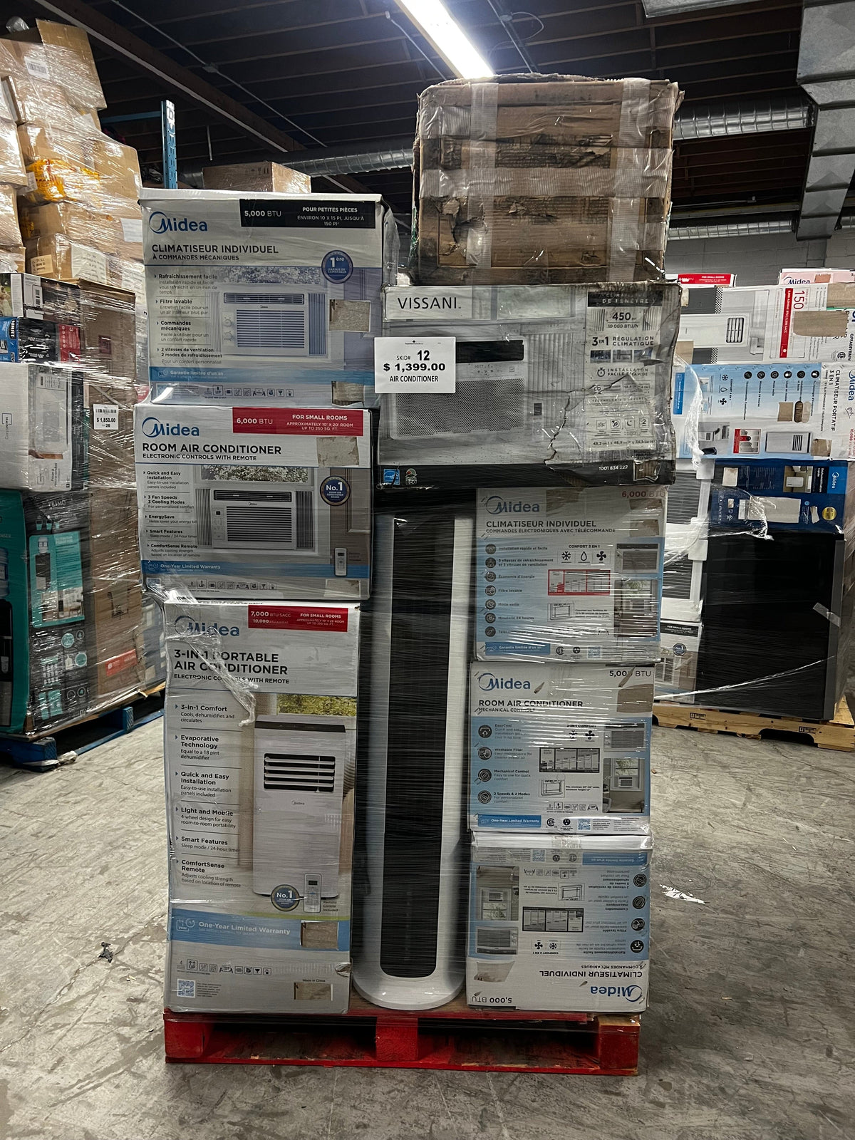 Air Conditioners Pallet #12| Liquidation Pallet Wholesale
