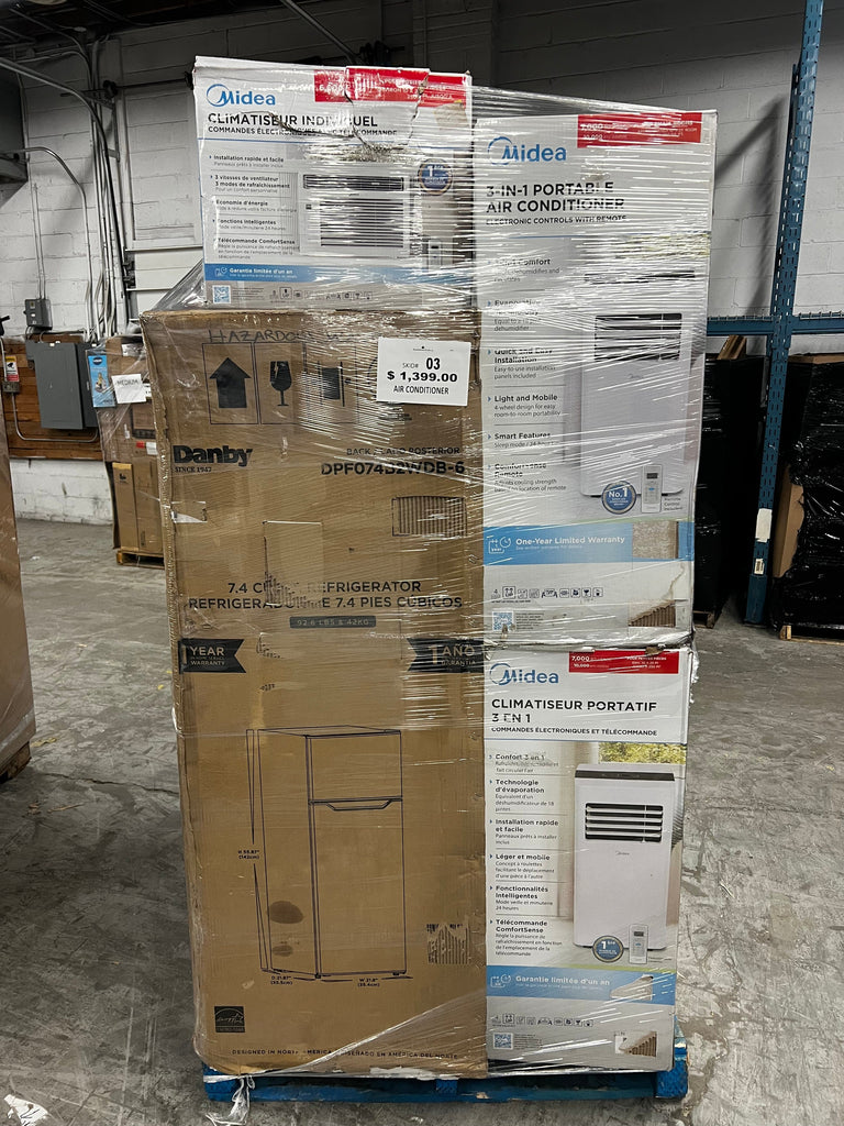 LiquidationDeals.ca Air Conditioners Pallet #3| Liquidation Pallet Wholesale