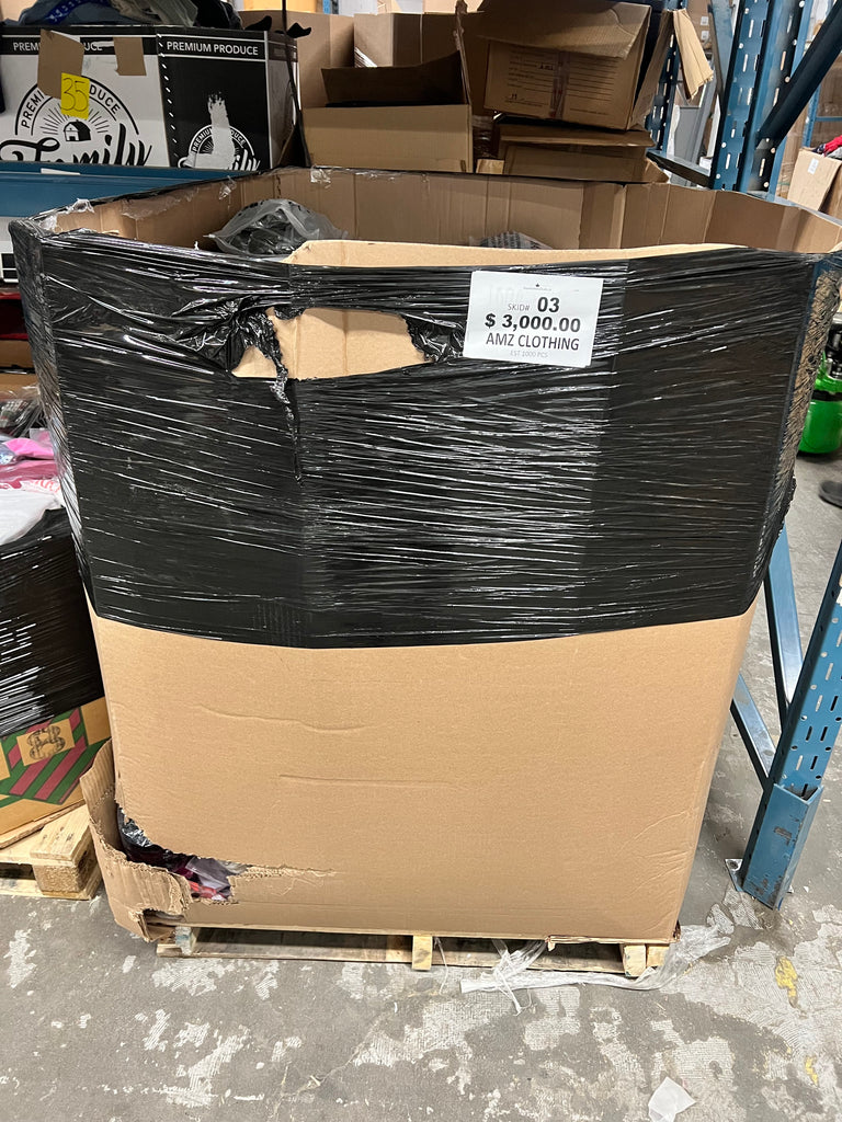 liquidationdeals.ca Amz Clothing #03 - 1000pcs | Liquidation Wholesale Pallet