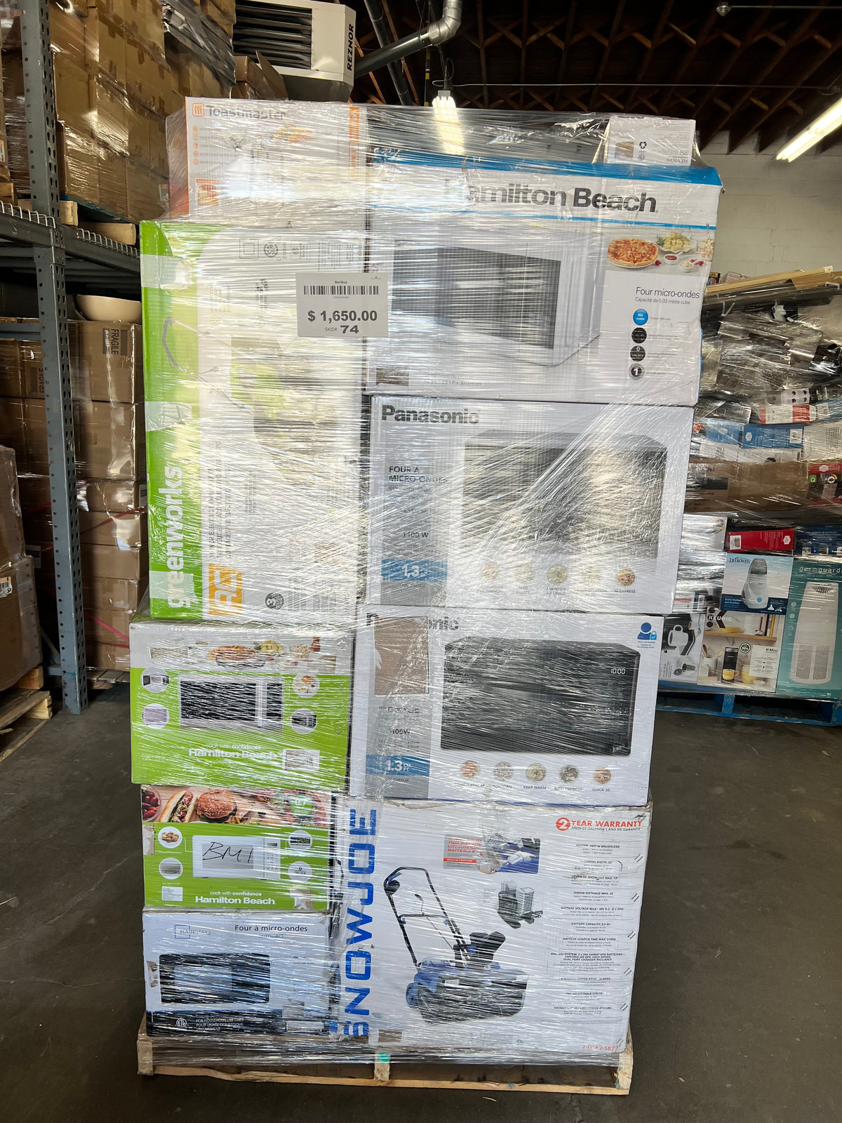 Appliance/Electronics Pallet #74 | Liquidation Pallet Wholesale