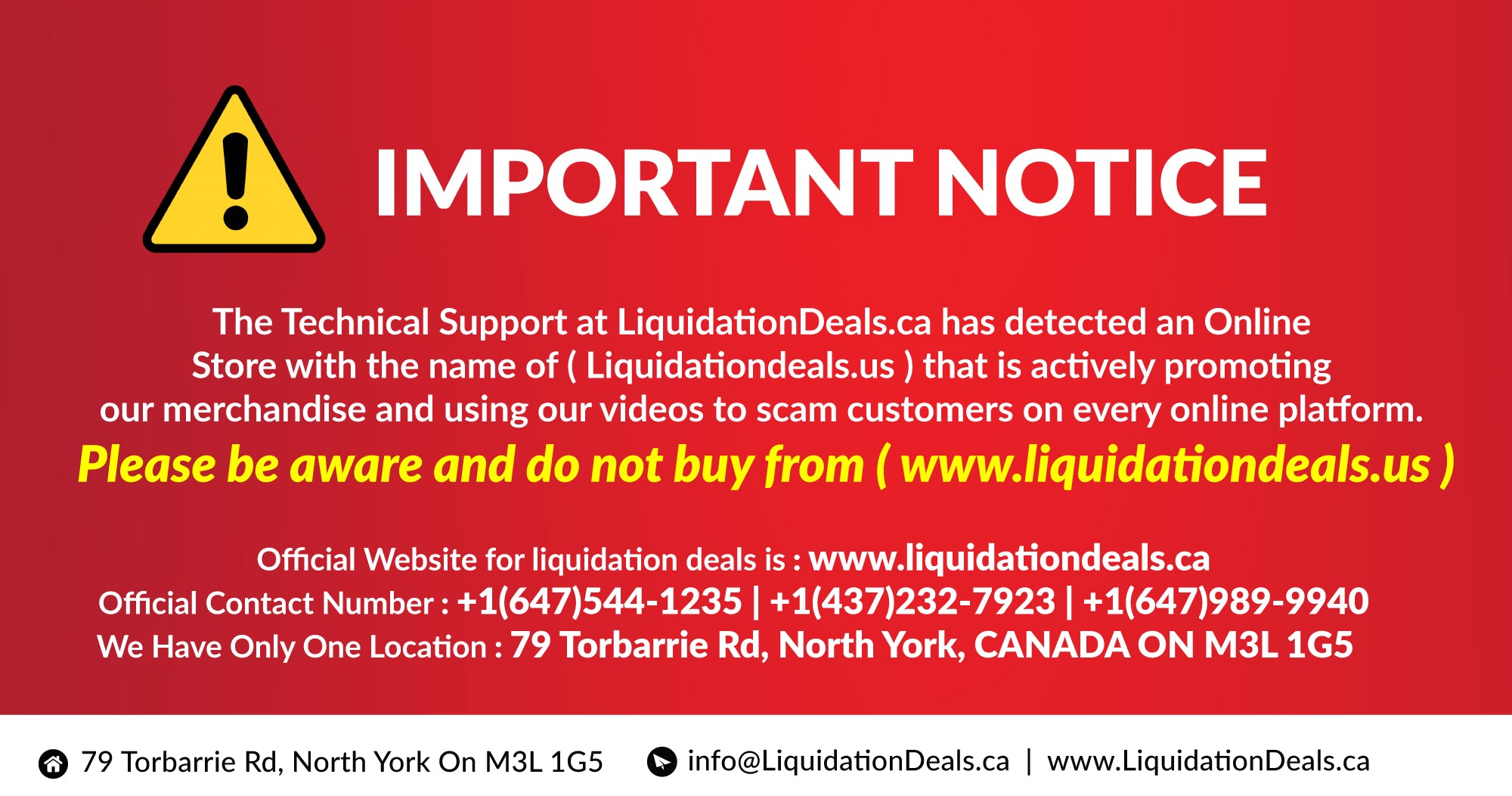 CanadaWide Liquidations - CanadaWide Liquidations Return Policy