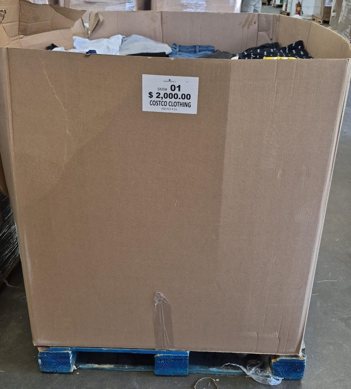 Brand Name Clothing #01 - 400pcs | Liquidation Wholesale Pallet