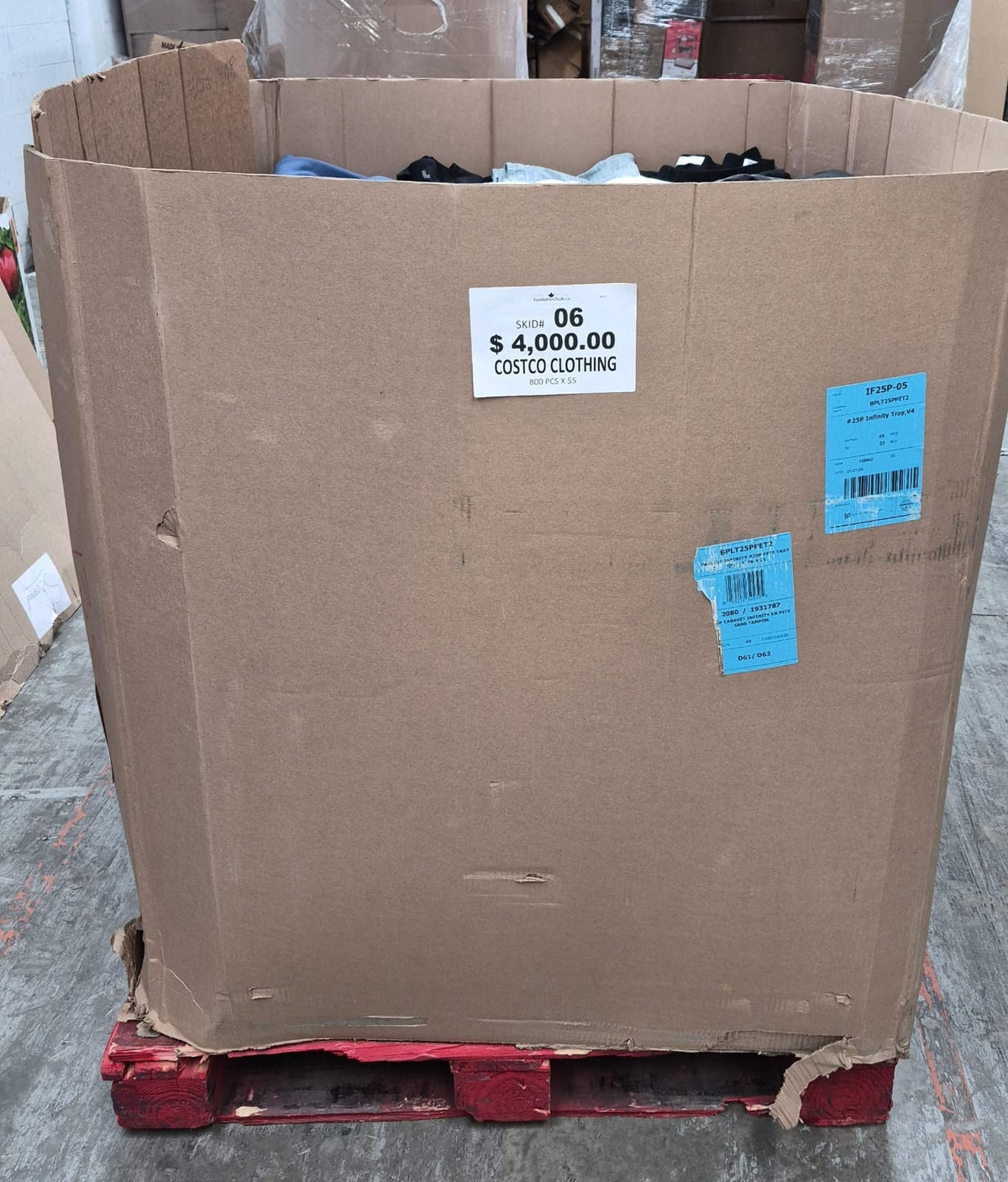Brand Name Clothing #06 - 800pcs | Liquidation Wholesale Pallet