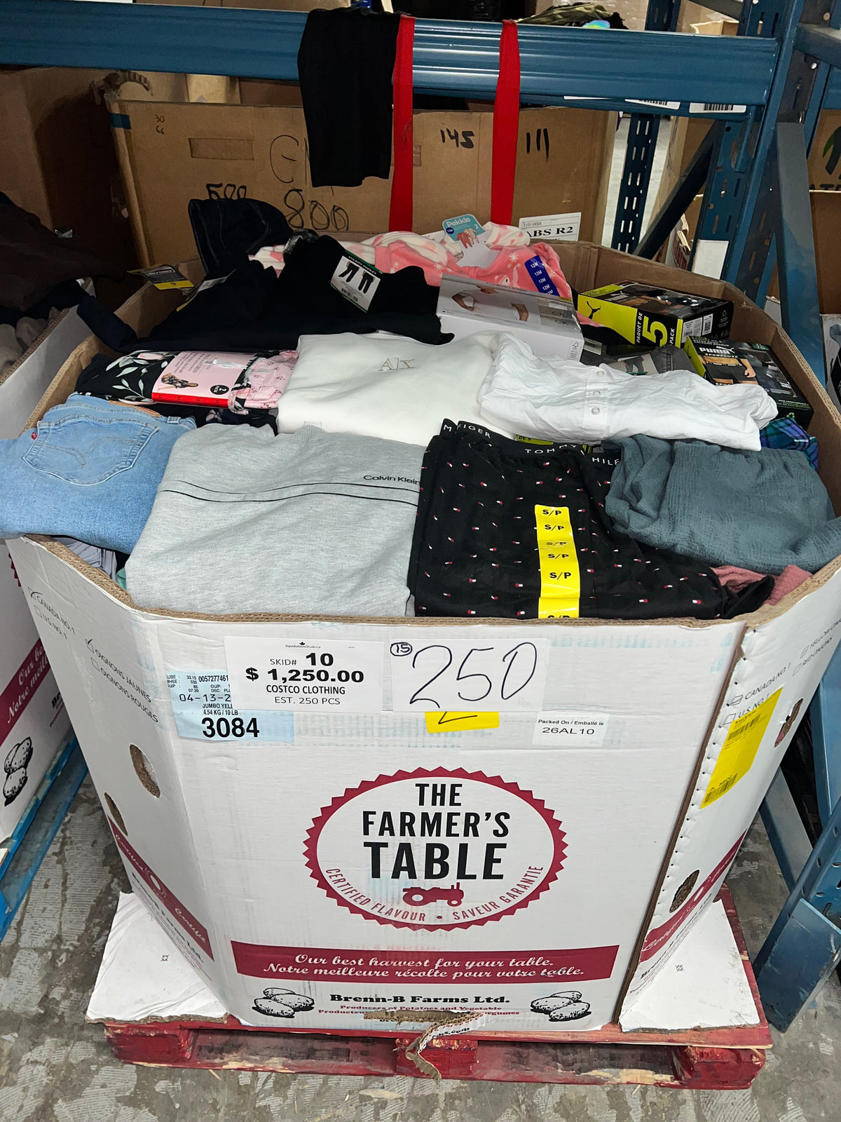 Brand Name Clothing #10 - 250pcs | Liquidation Wholesale Pallet