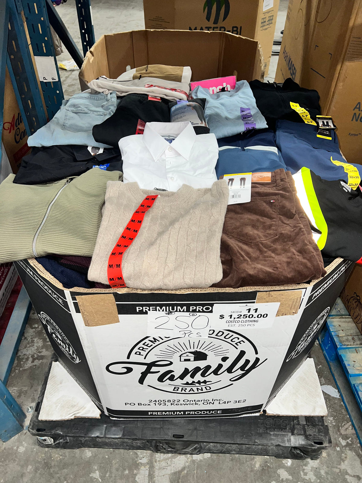 Brand Name Clothing #11 - 250pcs | Liquidation Wholesale Pallet