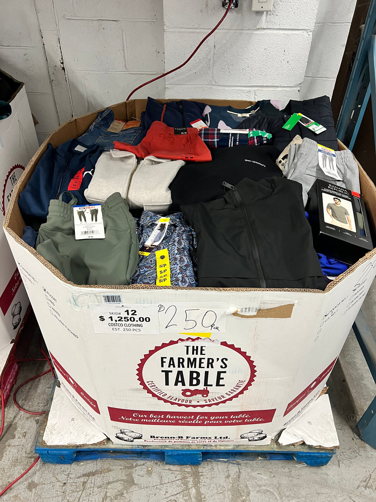 Brand Name Clothing #12 - 250pcs | Liquidation Wholesale Pallet