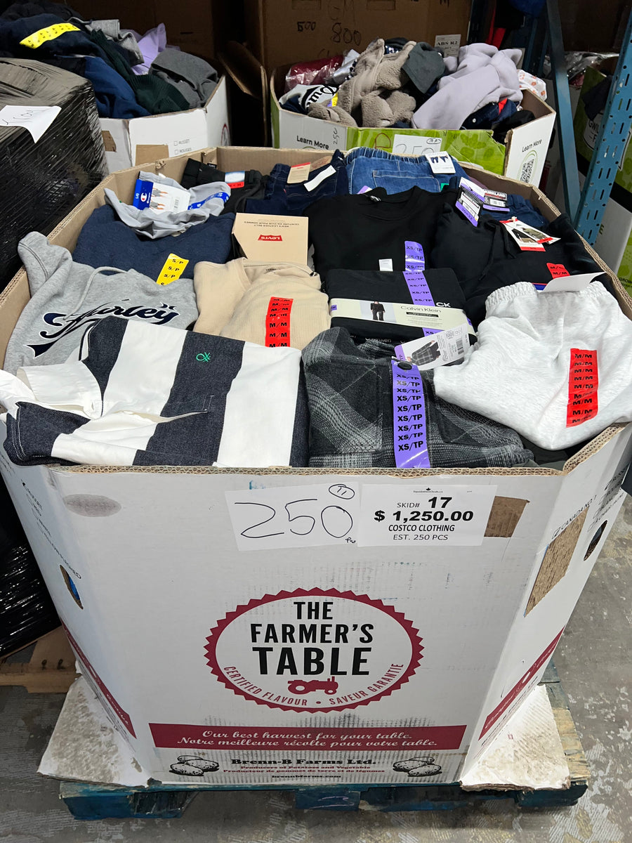 Brand Name Clothing #17 - 250pcs | Liquidation Wholesale Pallet