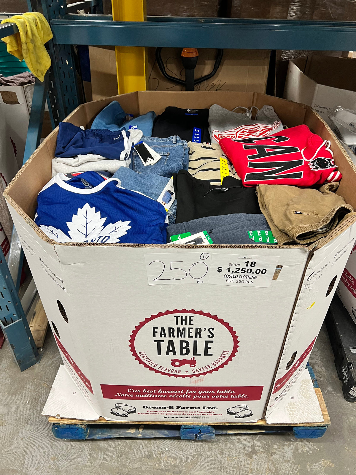 Brand Name Clothing #18 - 250pcs | Liquidation Wholesale Pallet