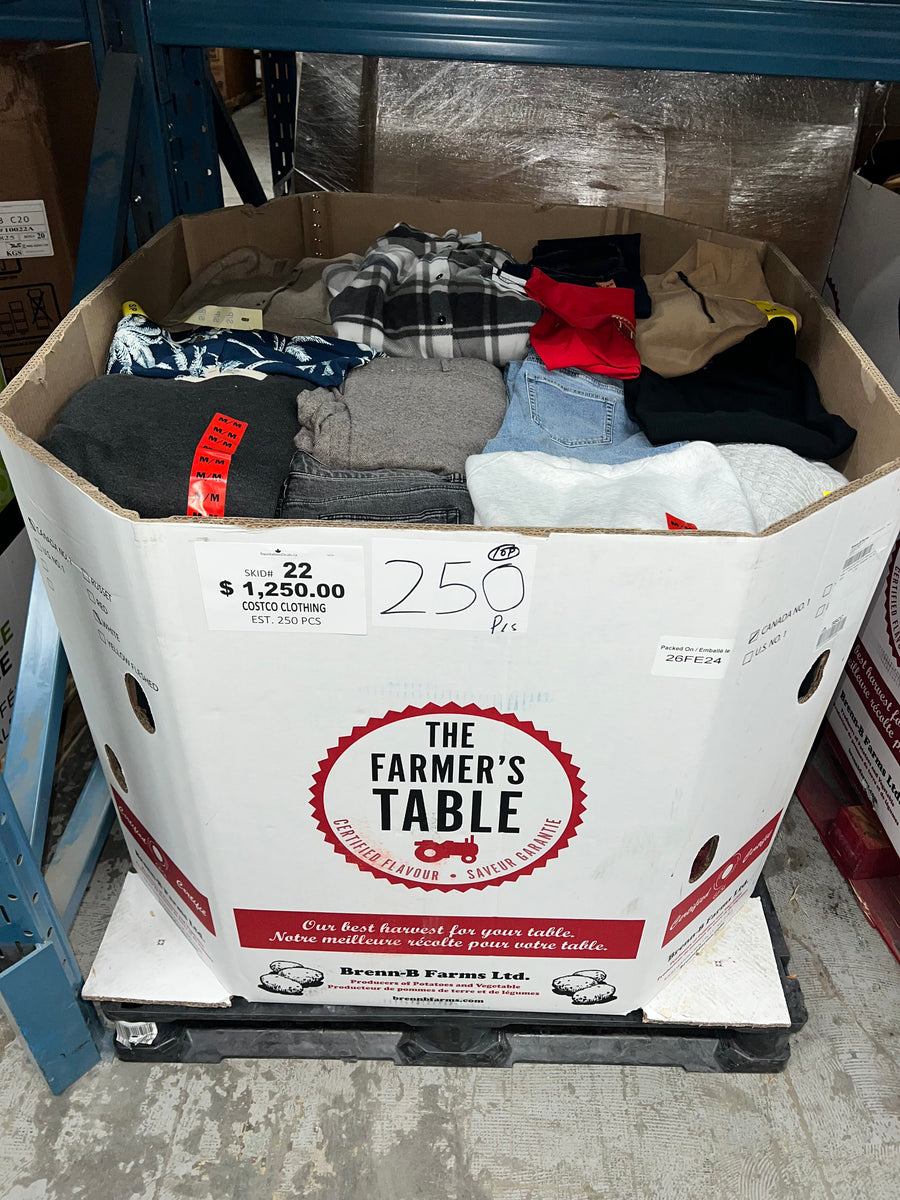 Brand Name Clothing #22 - 250pcs | Liquidation Wholesale Pallet