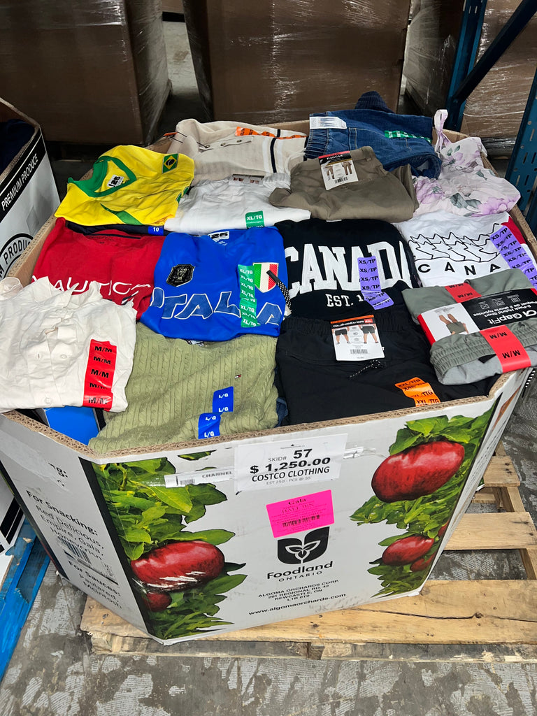 liquidationdeals.ca Brand Name Clothing #57 - 250pcs | Liquidation Wholesale Pallet