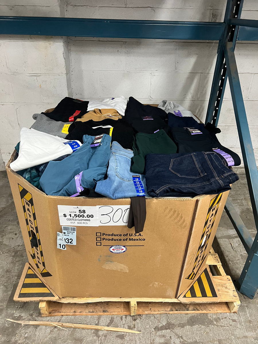 Brand Name Clothing #58 - 300pcs | Liquidation Wholesale Pallet