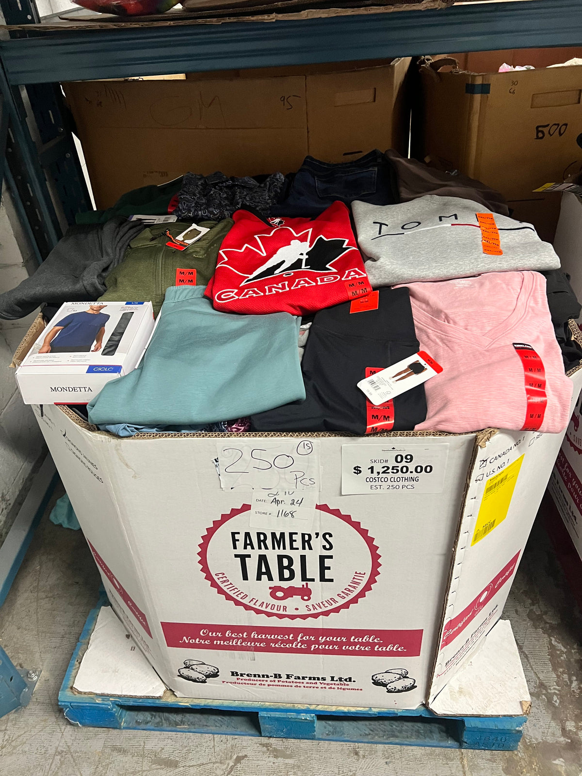 Brand Name Clothing #9 - 250pcs | Liquidation Wholesale Pallet
