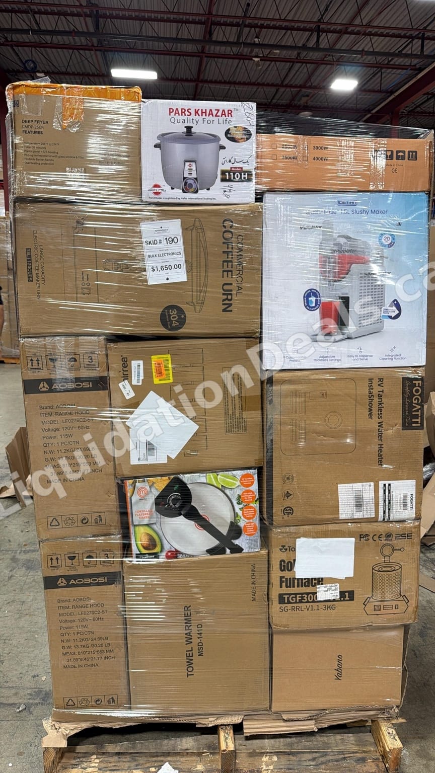 Bulk Electronics #190 — Free Shipping Eligible for Parts of Ontario Only
