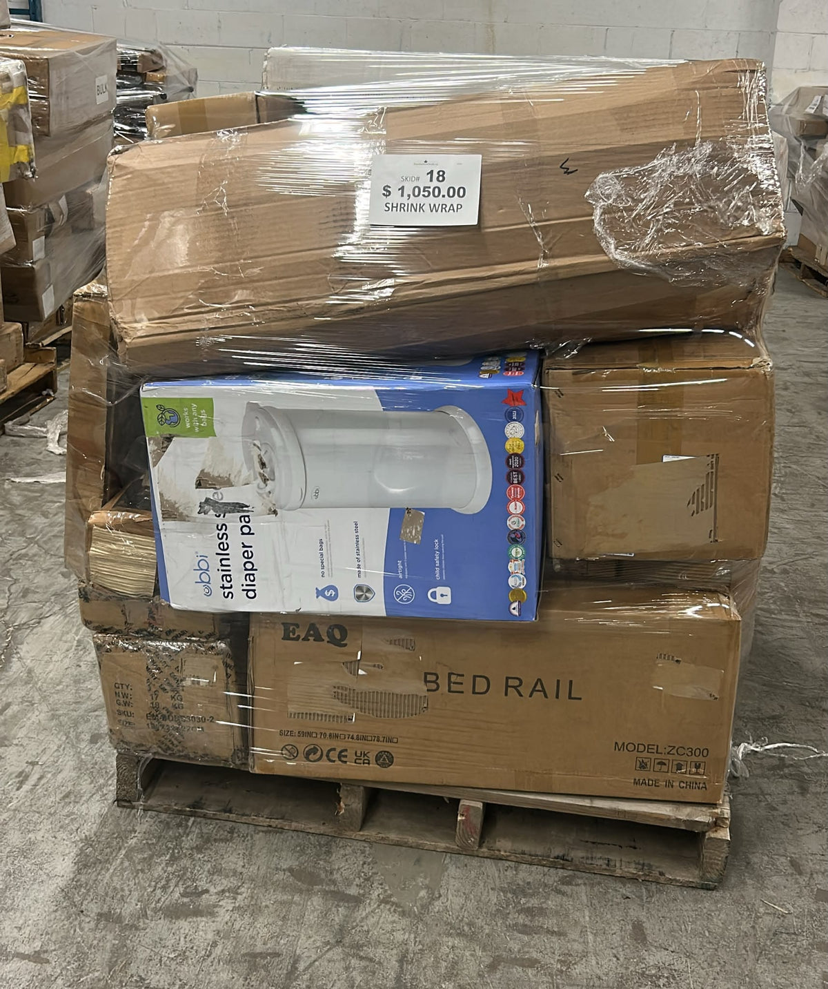 Bulk Shrinkwrap Pallet #18 | Wholesale Liquidation Pallet