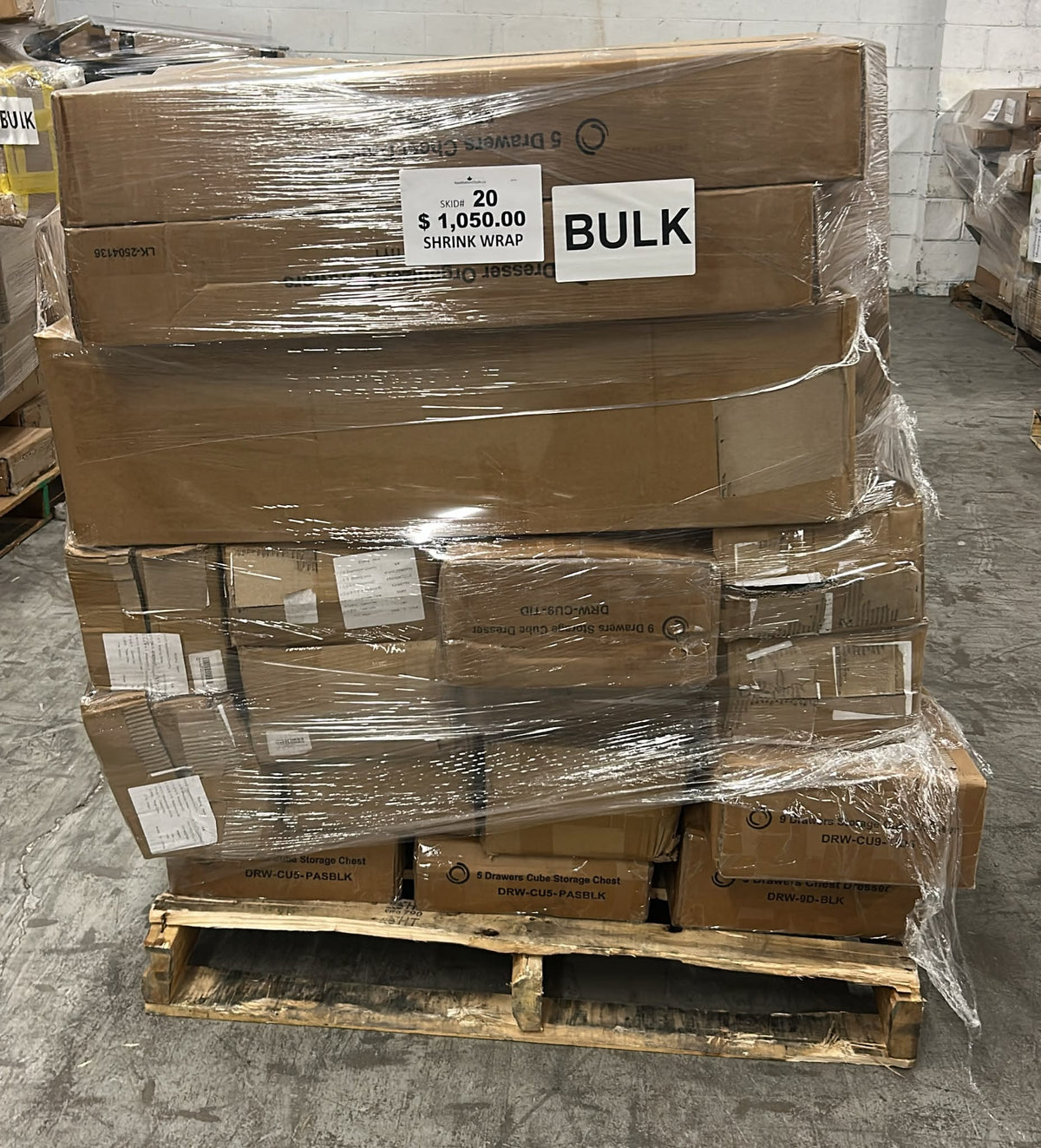 Bulk Shrinkwrap Pallet #20 | Wholesale Liquidation Pallet