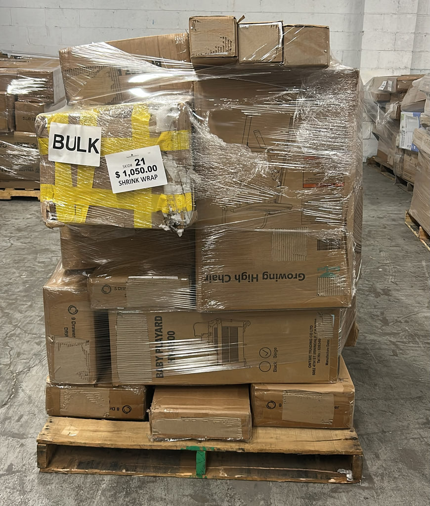 liquidationdeals.ca Bulk Shrinkwrap Pallet #21 | Wholesale Liquidation Pallet