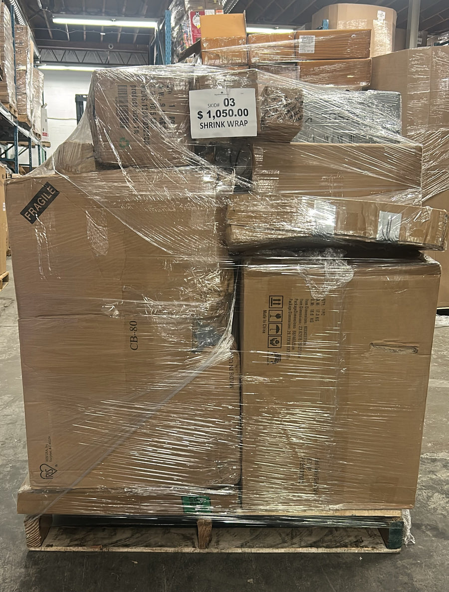 Bulk Shrinkwrap Pallet #3 | Wholesale Liquidation Pallet
