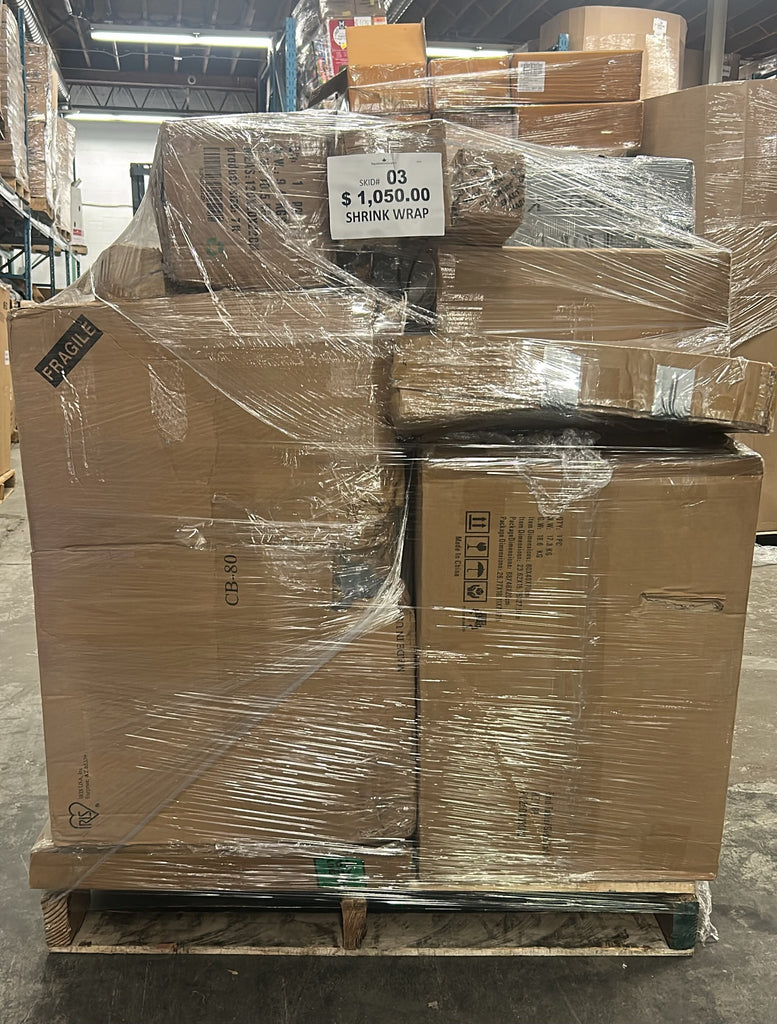 liquidationdeals.ca Bulk Shrinkwrap Pallet #3 | Wholesale Liquidation Pallet