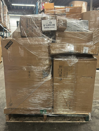 liquidationdeals.ca Bulk Shrinkwrap Pallet #3 | Wholesale Liquidation Pallet
