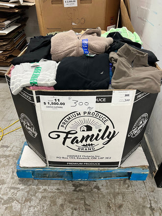 liquidationdeals.ca Costco Clothing #11 | 300pcs | Liquidation Wholesale Pallet
