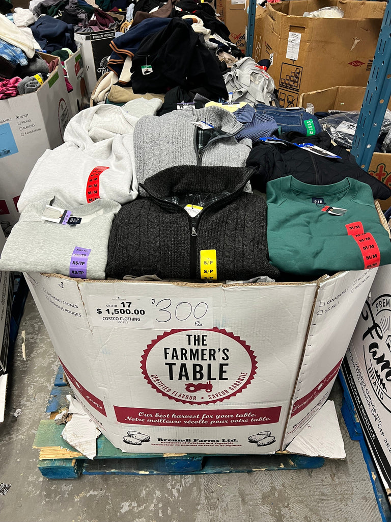 liquidationdeals.ca Costco Clothing #17 | 300pcs | Liquidation Wholesale Pallet