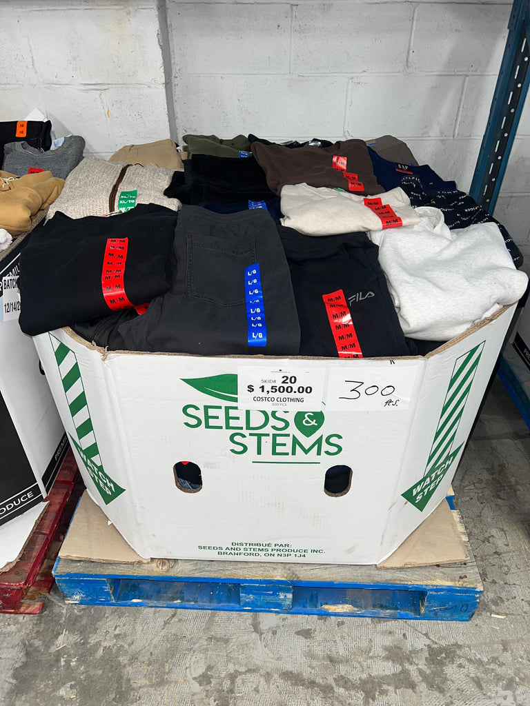 liquidationdeals.ca Costco Clothing #20 | 300pcs | Liquidation Wholesale Pallet