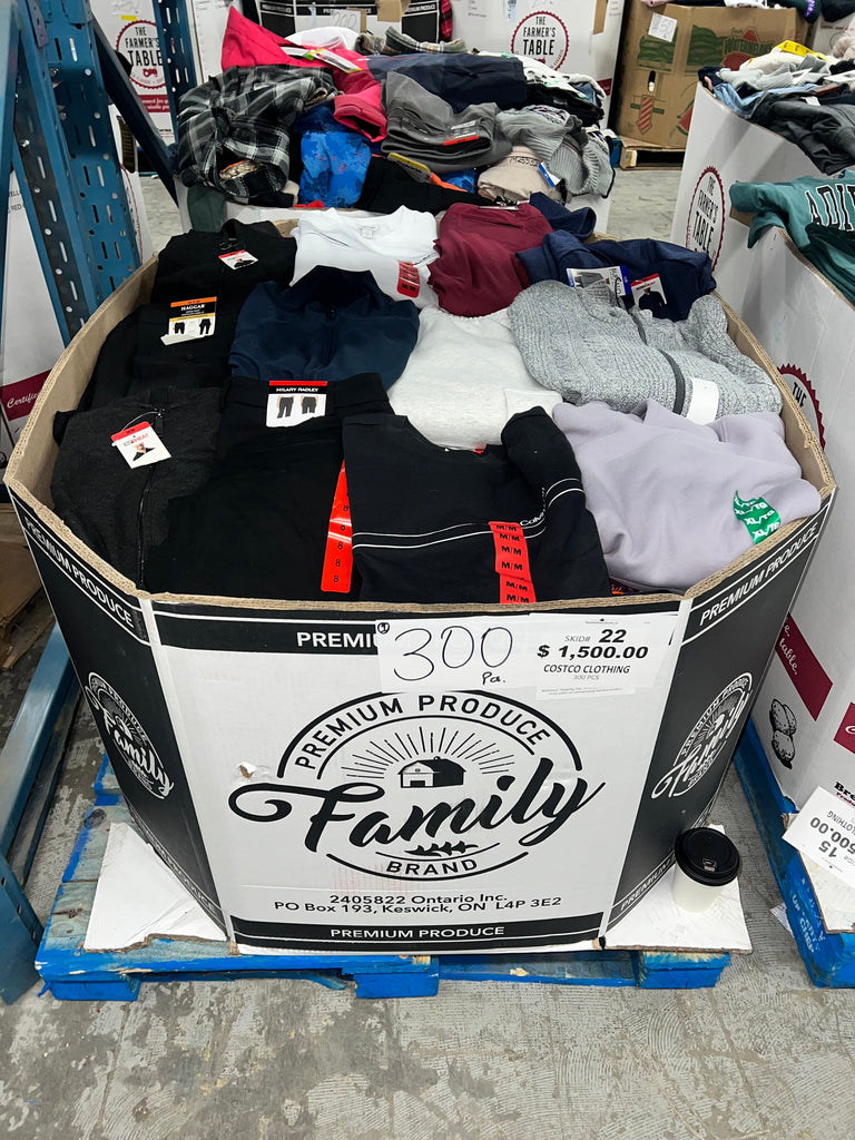 liquidationdeals.ca Costco Clothing #22 | 300pcs | Liquidation Wholesale Pallet