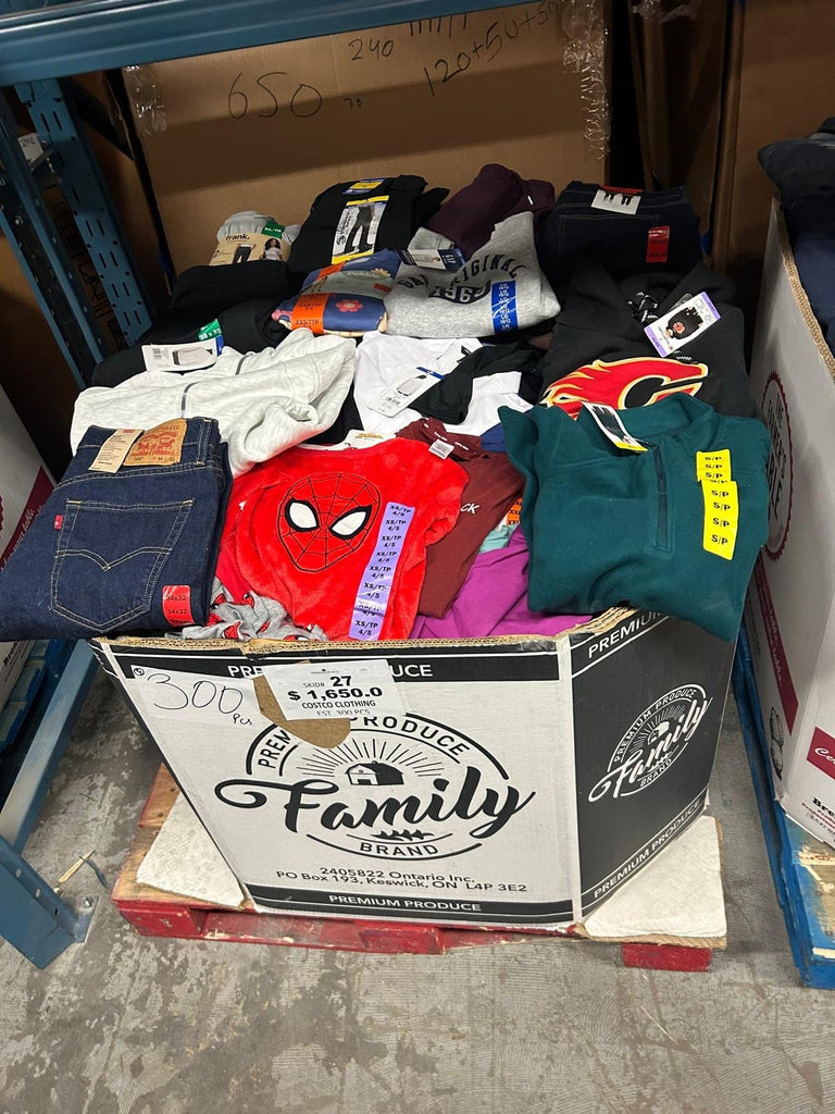 liquidationdeals.ca Costco Clothing #27 | 300pcs | Liquidation Wholesale Pallet