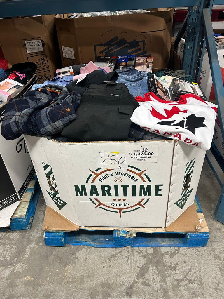 liquidationdeals.ca Costco Clothing #32 | 250pcs | Liquidation Wholesale Pallet