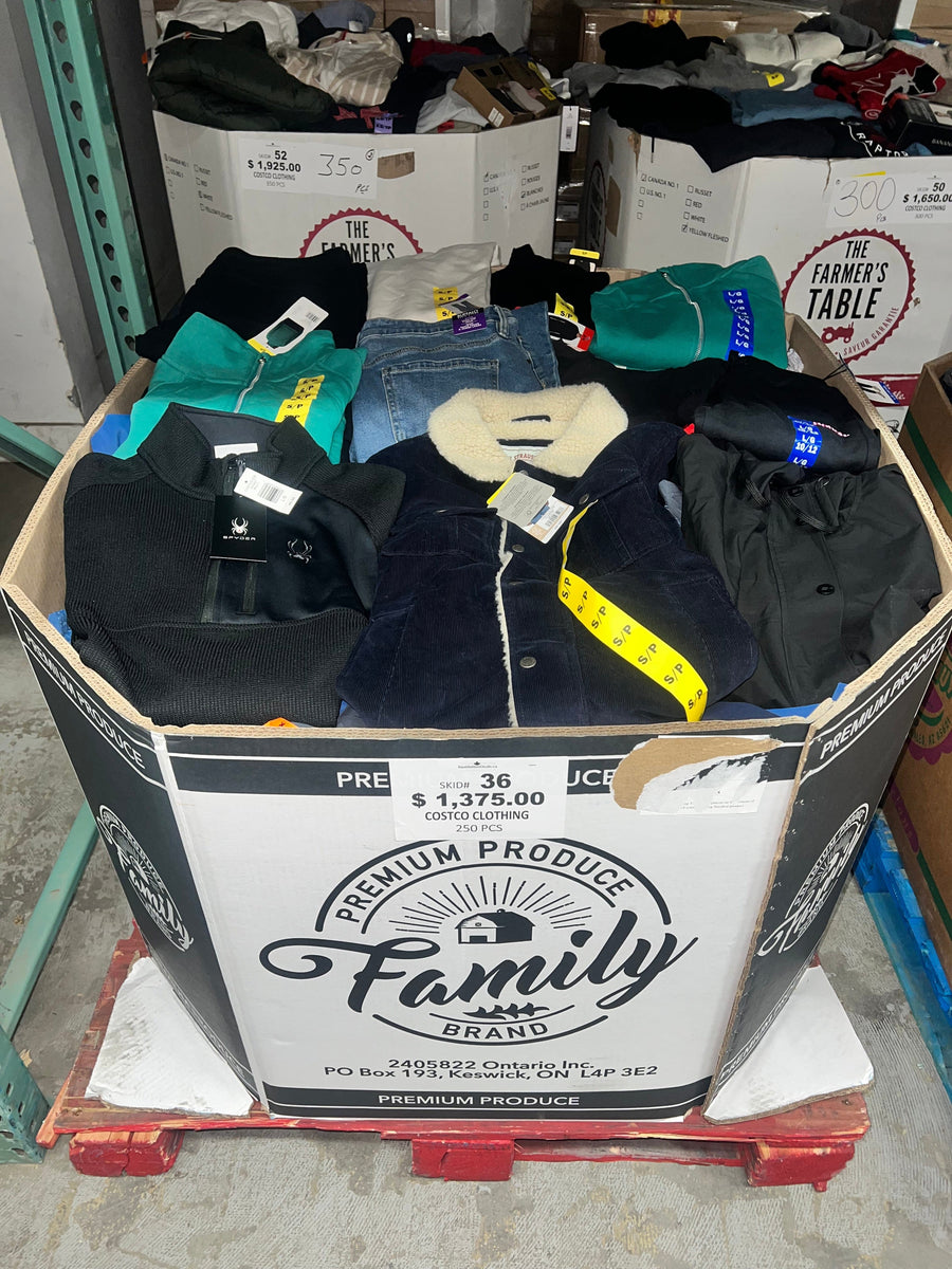 CW Clothing #36 | 250pcs | Liquidation Wholesale Pallet