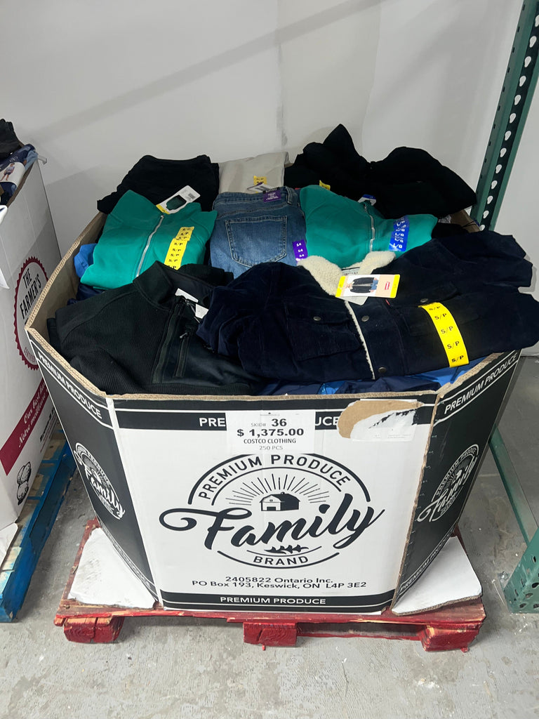 liquidationdeals.ca Costco Clothing #36 | 250pcs | Liquidation Wholesale Pallet