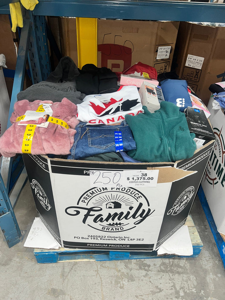 liquidationdeals.ca Costco Clothing #38 | 250pcs | Liquidation Wholesale Pallet