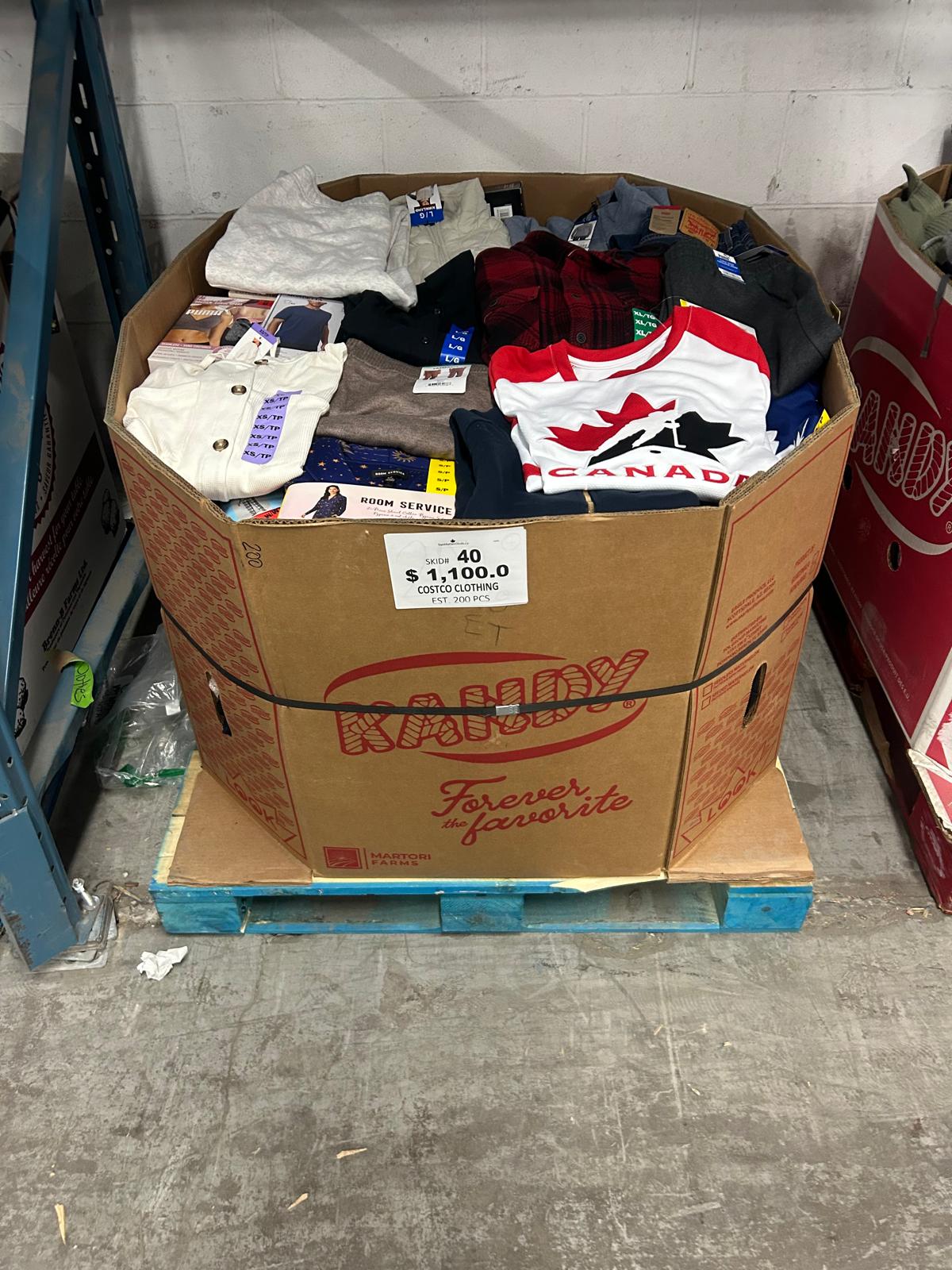 CW Clothing #40 | 200pcs | Liquidation Wholesale Pallet