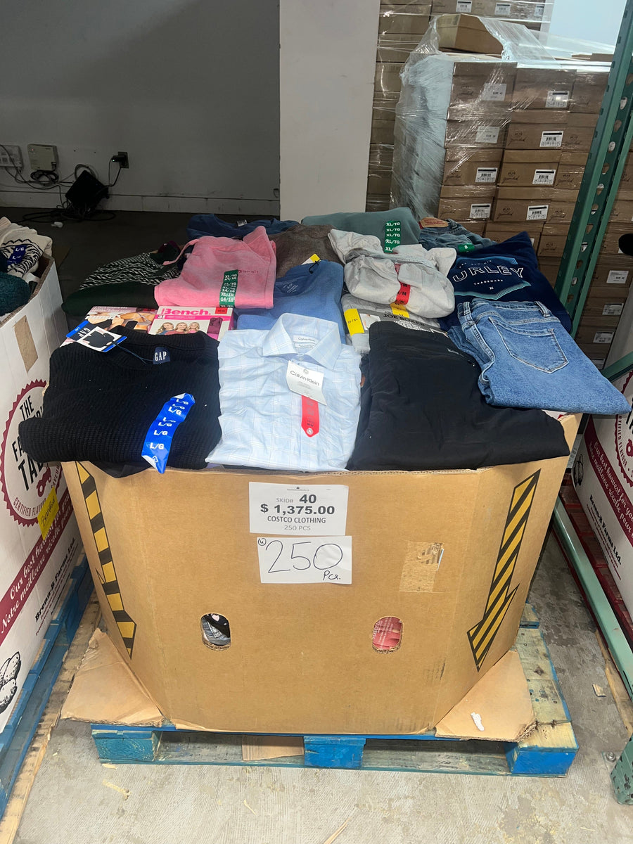 CW Clothing #40 | 250pcs | Liquidation Wholesale Pallet