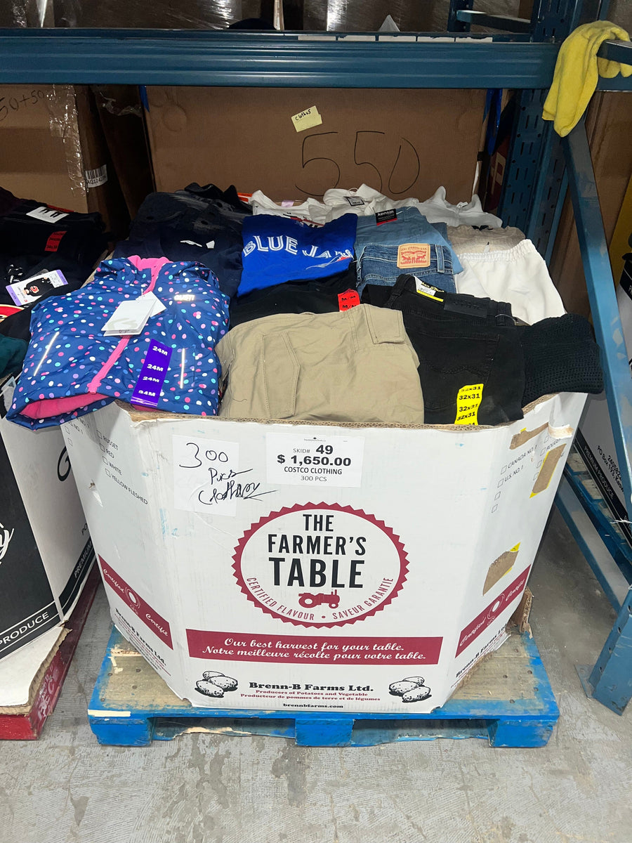 CW Clothing #49 | 300pcs | Liquidation Wholesale Pallet