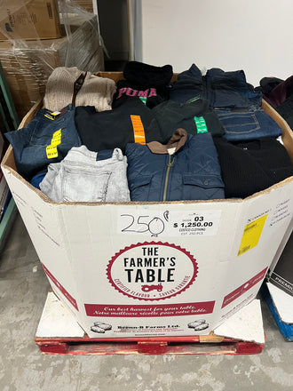 liquidationdeals.ca CW Clothing #3 | 250pcs | Liquidation Wholesale Pallet