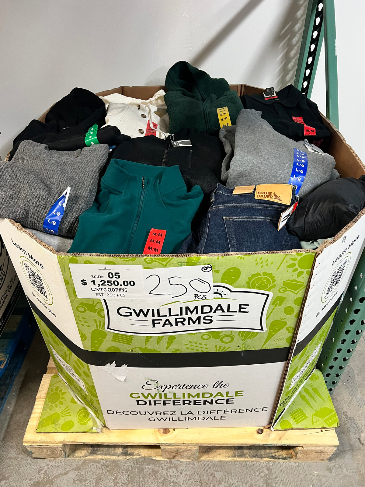Brand Name Clothing #5 - 250pcs | Liquidation Wholesale Pallet