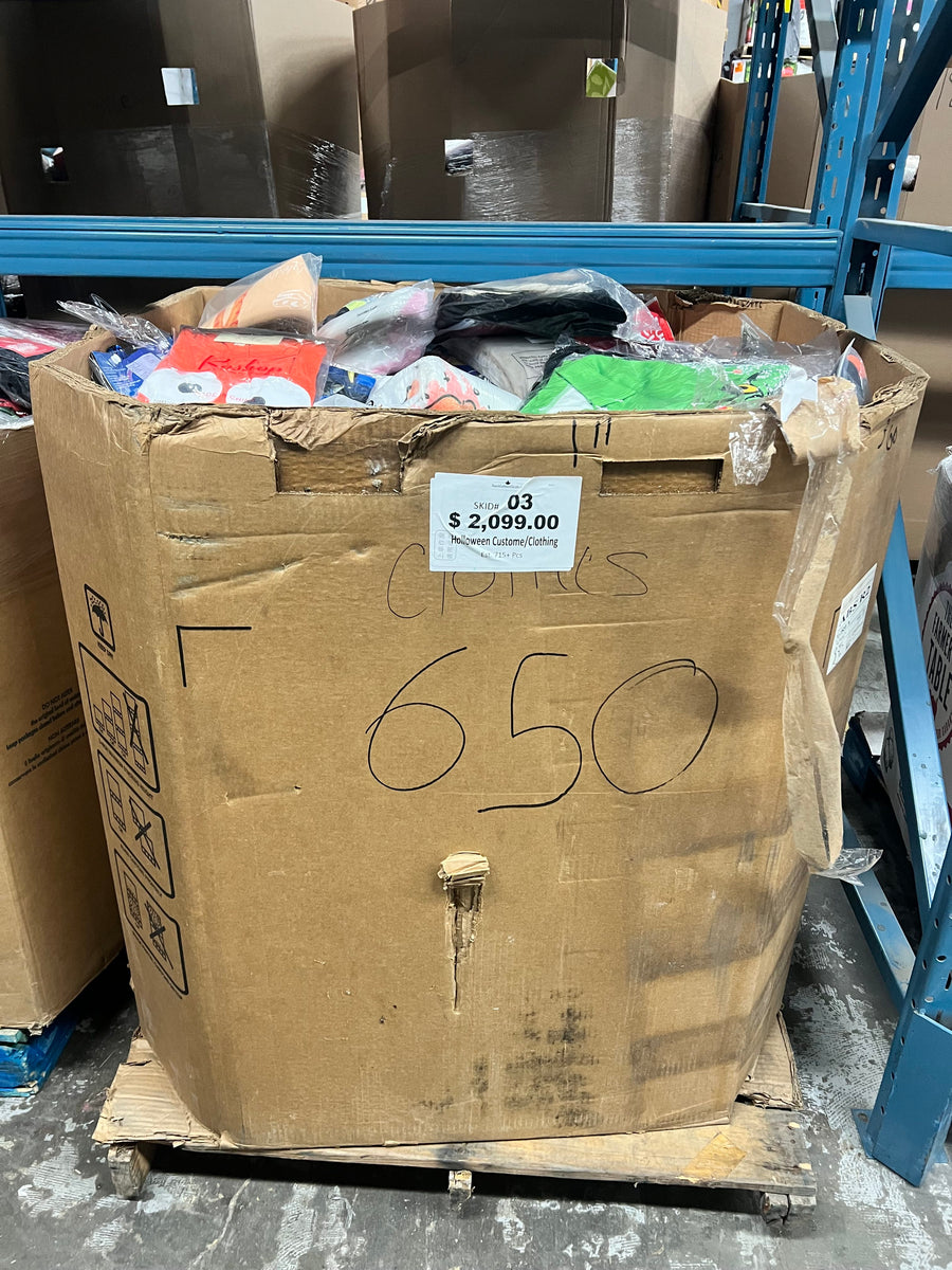 Halloween Clothing #03- 715pcs | Liquidation Wholesale Pallet