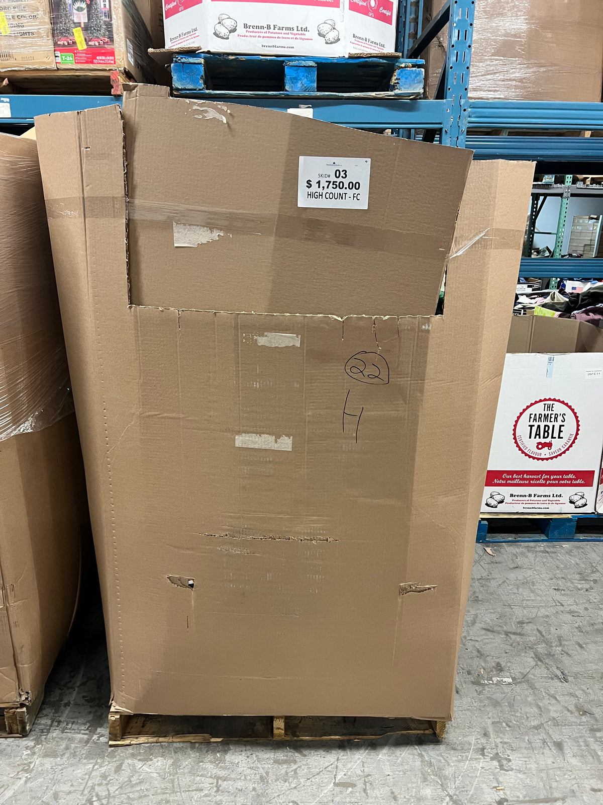 High Count FC - #03 — Free Shipping Eligible for Parts of Ontario Only — Wholesale Liquidation Pallet