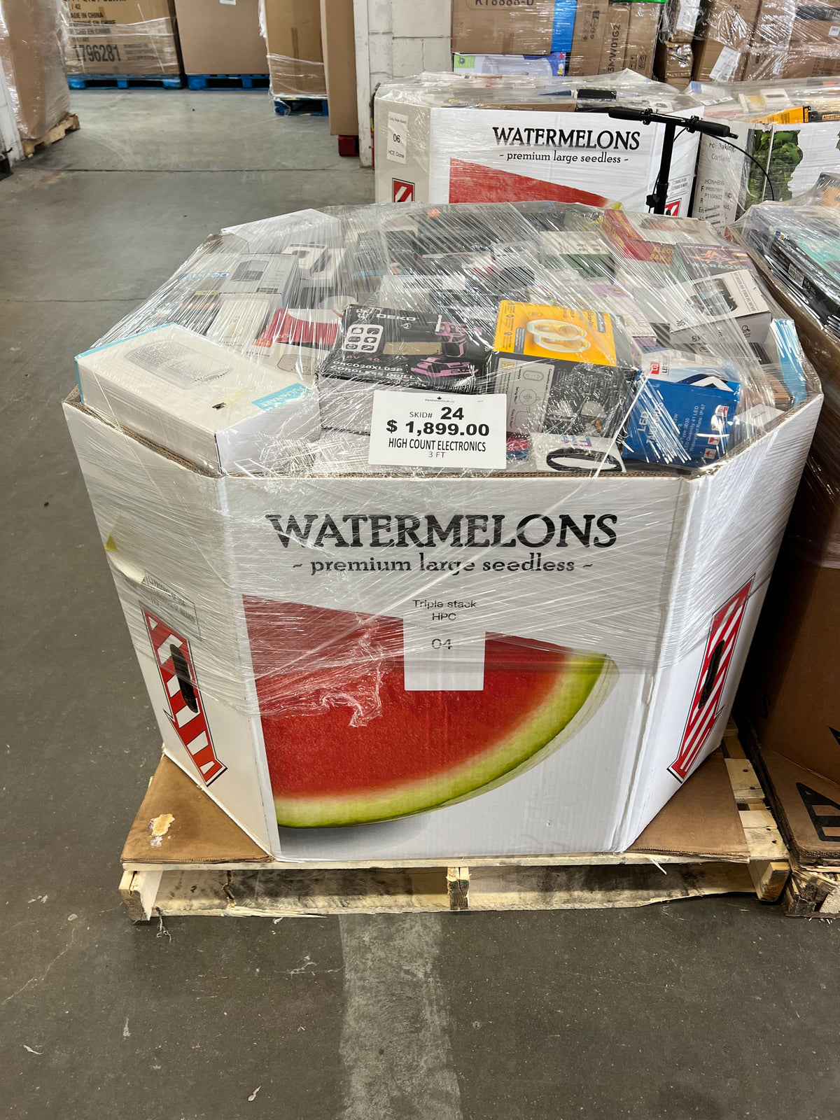 Highcount Electronics 3ft - #24 — Free Shipping Eligible for Parts of Ontario Only — Liquidation Pallet Wholesale